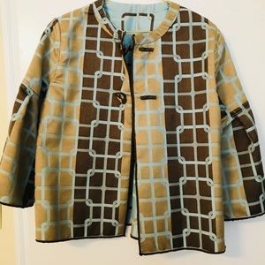Vintage Geometric Reversible Jacket